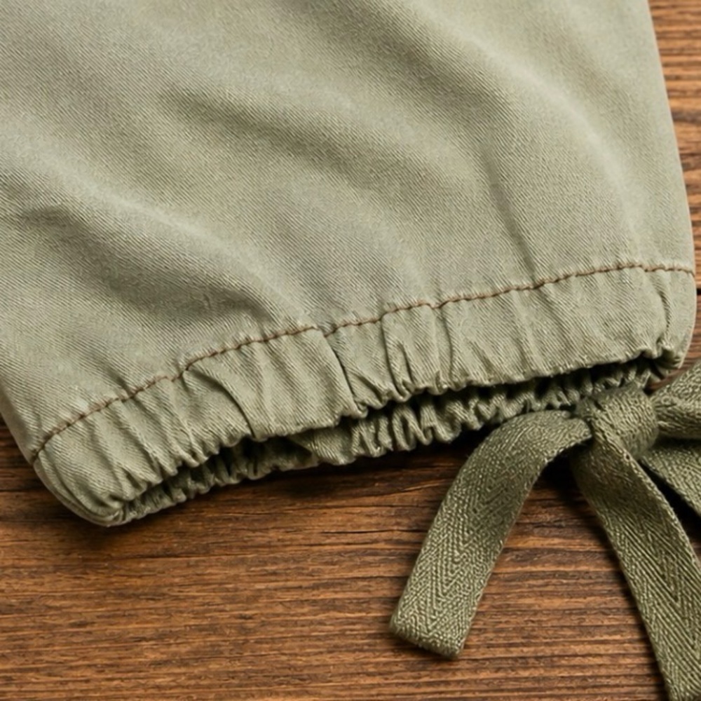 🌿 Levi’s Tab Twills Cargo Capri Pants Y2K (2003) – Olive Green – Size 5 - Picture 5 of 9